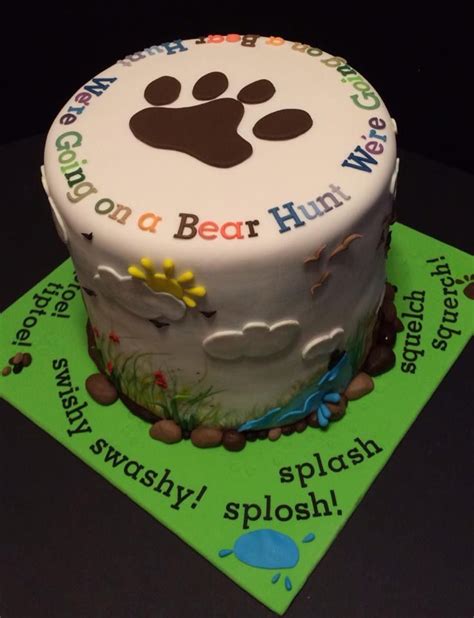 We Are Going On A Bear Hunt Birthday Party Cake Teddy Bear Picnic