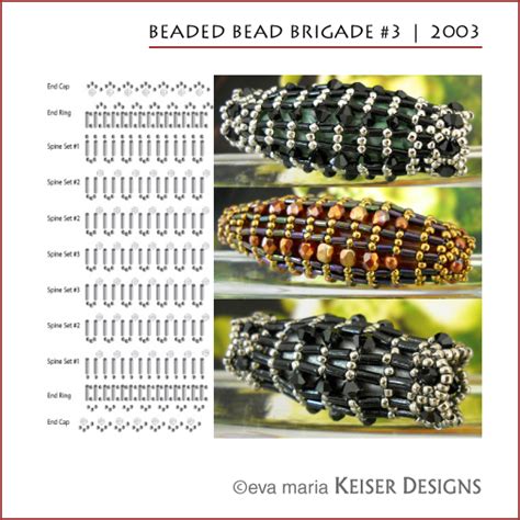 Eva Maria Keiser Designs Beaded Bead Brigade Beadwork