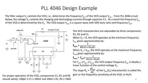 Introduction To Pll Phase Loop Lock Diagram Ppt