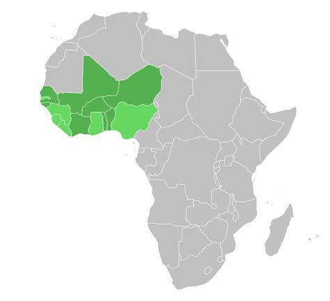 Map of Ecowas - MapSof.net