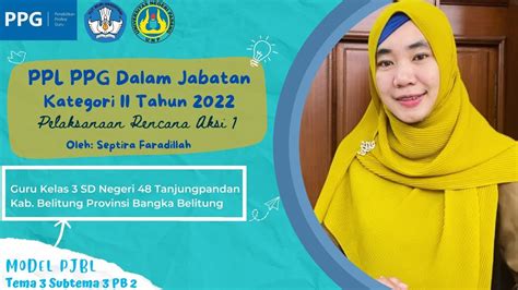 PPL Aksi 1 PPG DALJAB Kategori 2 Tahun 2022 Model PJBL Membeku