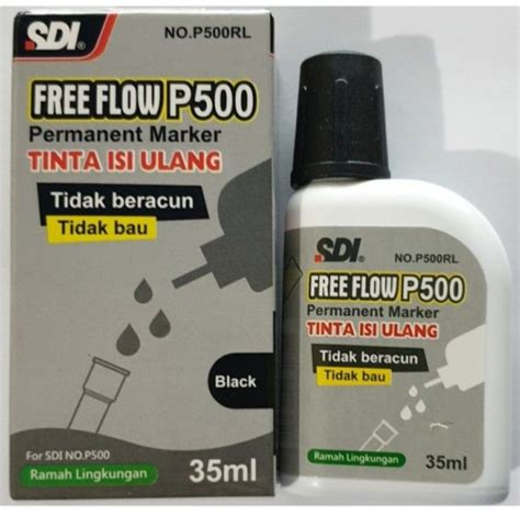 Refill Tinta Spidol Permanen SDI P500RL Hitam Lazada Indonesia