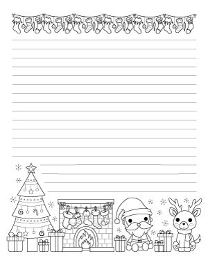 Free Printable Christmas Writing Templates