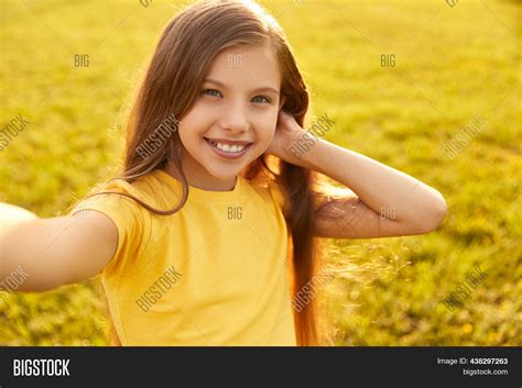 Delighted Preteen Girl Image And Photo Free Trial Bigstock