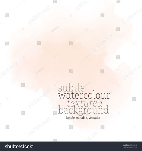 Soft Nude Watercolor Stock Vector Royalty Free