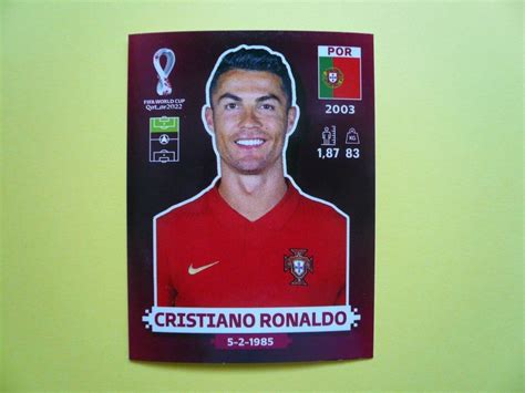 Cristiano Ronaldo Wm Qatar Panini Acheter Sur Ricardo