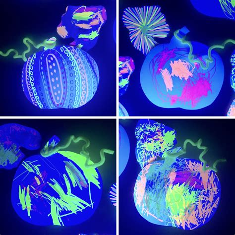 Glow In The Dark Pumpkin Art