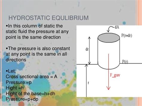 hydrostatic equilibrium