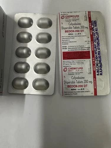 Cefpodoxime Dispersible Tablets Mg At Box Antibiotic In