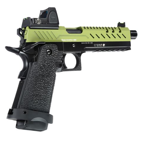 Vorsk Airsoft Hi Capa 51 Mit Hd5141 Lpz Vollmetall Gbb 6mm Bb Green