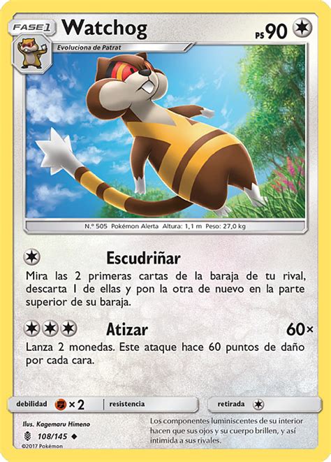 Watchog Albor De Guardianes Tcg Wikidex La Enciclopedia Pokémon