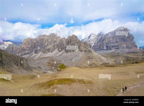 Dolomiti Italy A View Of Dolomites Mountain Range UNESCO Site