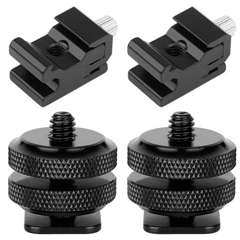 4 Pack Hot Cold Shoe Mount Adapter For Dslr Camera Nikon Canon DRV Shopee Việt Nam