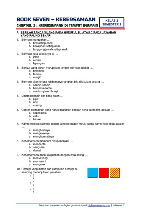 Soal Kelas 1 Tema 3 Subtema 2 Homecare24 Images And Photos Finder