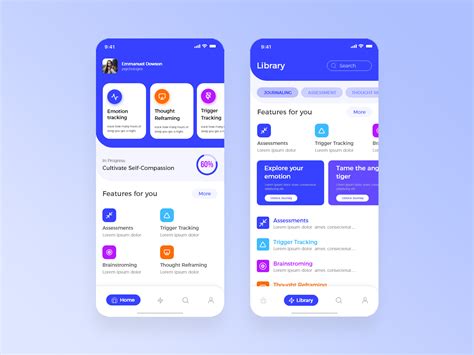 Mental Health Mobile App Mobile App Health App Mobile App Design