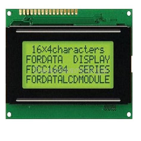 5V LCD 16x4 1604 Character LCD Display Module LCM Yellow Blacklight