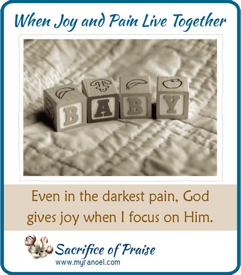 When Joy and Pain Live Together - Sacrifice of Praise