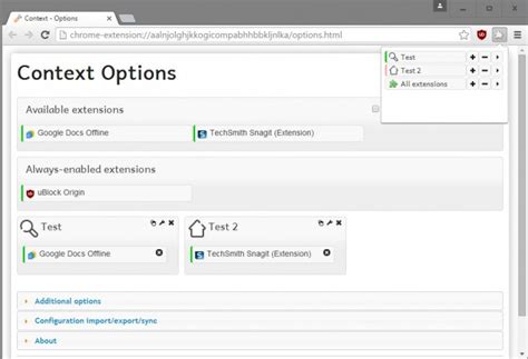 Context For Chrome Create Extension Groups Ghacks Tech News