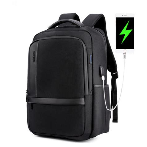 Men 's Waterproof College/School Backpack -Black,Blue,Gray