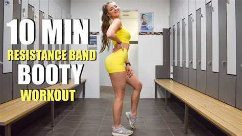 10 Min Resistance Band Booty Workout Buffbunny Collection At Home Beginner Friendly