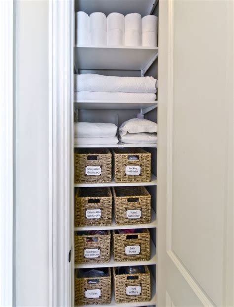 Simple Small Vertical Closet Organizer For Linens Of Small Closet