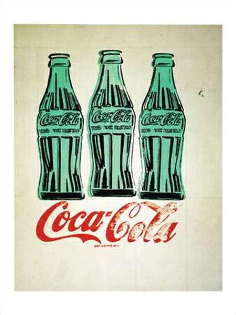 Andy Warhol Tres botellas de Coca Cola 1962 Descripción de la obra