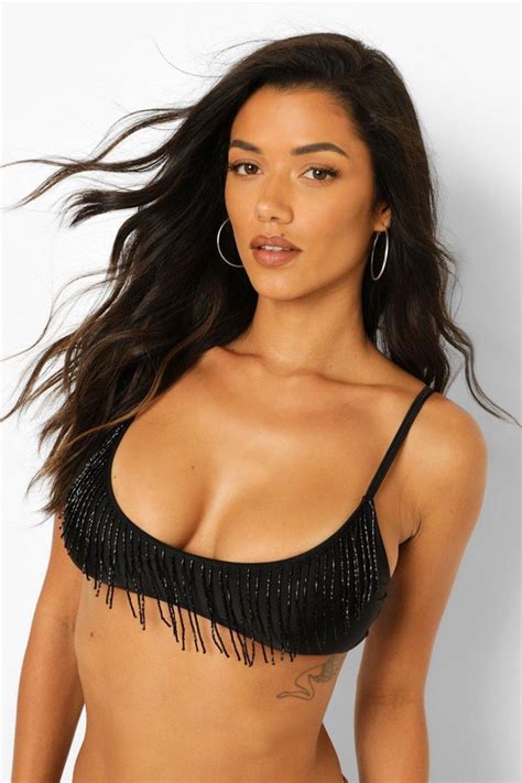 G Ra Od Bikini Z Fr Dzlami Rozm M Oficjalne Archiwum Allegro