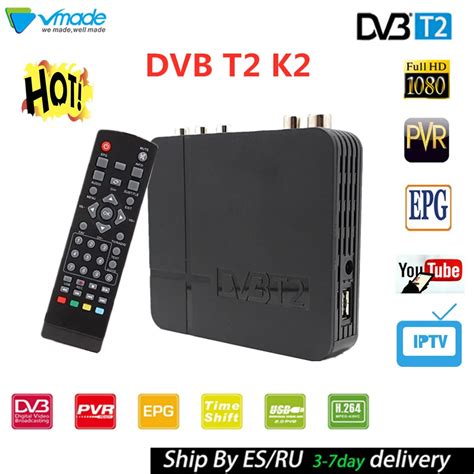 Newest DVB T2 K2 Full HD 1080P h.264 DVB T2 in terrestrial receiver TV ...