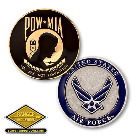 Pow Mia Air Force Ranger Coin Store