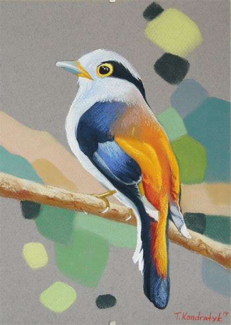 Original Soft Pastel Painting bird of Paradise - Etsy