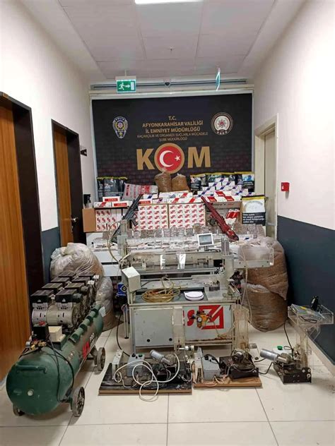 Polis 136 bin doldurulmuş ve boş makaron ele geçirdi Son Dakika