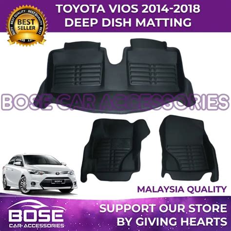 D Deep Dish For Toyota Vios Deep Dish Car Matting High