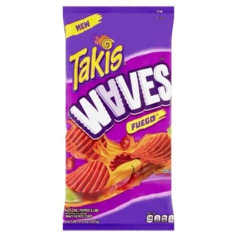Takis Fuego Waves Hot Chili Pepper Lime Wavy Potato Chips Oz Price Rite