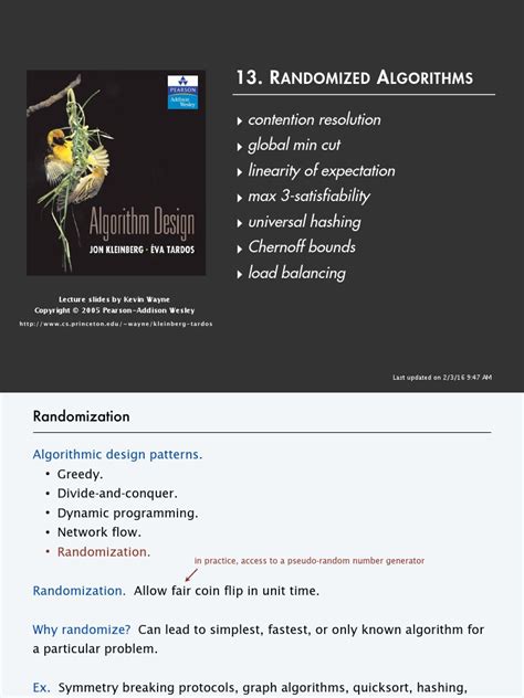 13 Randomized Algorithms | PDF | Algorithms | Areas Of Computer Science