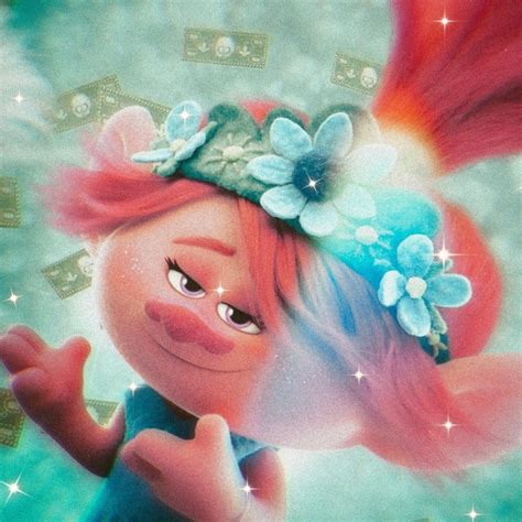 Poppy icon💗 | Poppy and branch, Trolls movie, Rainbow poppy