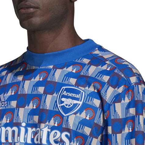 Buy Adidas Mens X Tfl Afc Arsenal Pre Match Warm Top Bright Royal