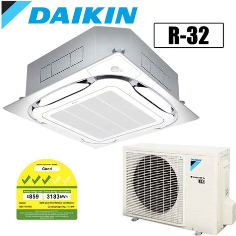 Daikin Ceiling Cassette Installation Shelly Lighting