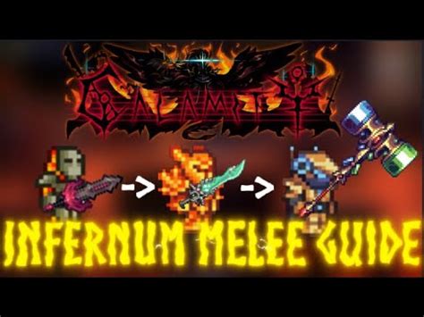 Terraria Calamity Infernum Melee Guide 1 4 4 YouTube