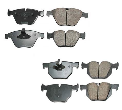 Bmw Disc Brake Pad Set Kit Front And Rear Ceramic Euro