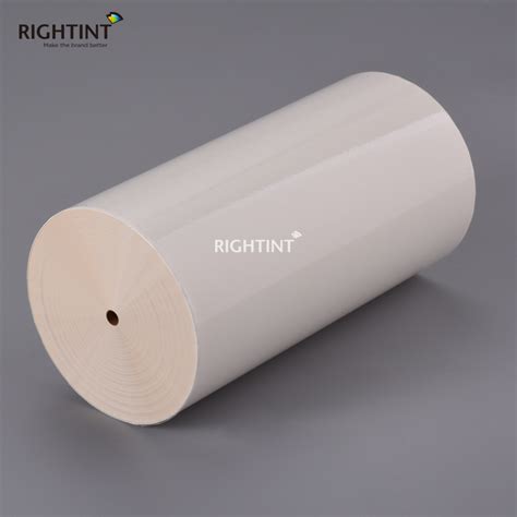 Packaging Film Solvent Glue Rightint Carton Sticker Label Jumbo Roll