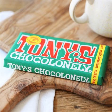 Tony S Chocolonely Milk Chocolate And Hazelnut Bar Lisa Angel