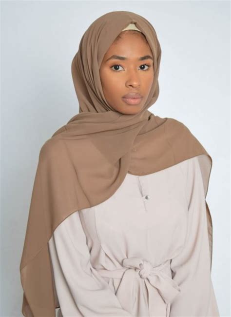 Mocha Chiffon Hijab Um Anas Islamic Clothing Hijabs Abayas Kaftans