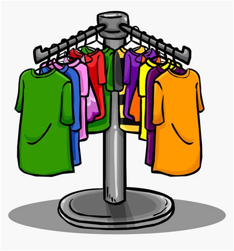 Clip Art Clothing Rack Clip Art, HD Png Download - kindpng