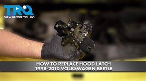 How To Replace Hood Latch 1998 2010 Volkswagen Beetle 1A Auto