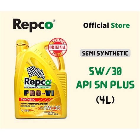 Repco Pro Vi 5W 30 API SN Plus ILSAC GF 5 Semi Synthetic High