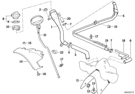 Original BMW Fuel Hose Z3 Roadster Z3 18X23 CO HUBAUER Shop De