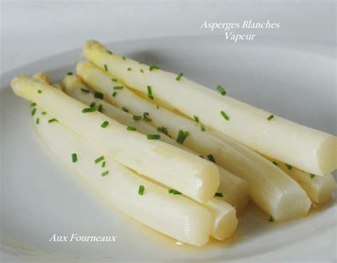 Asperges Blanches Vapeur Aux Fourneaux