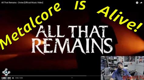 All That Remains Divine Official Music Video Reaction YouTube