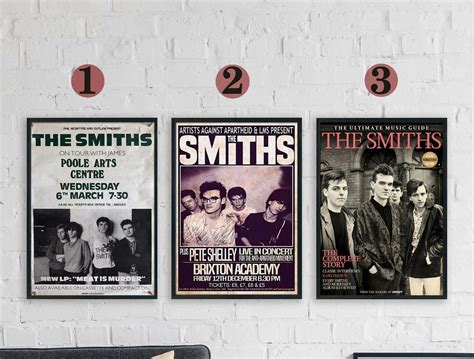 The Smiths Posters Vintage Rock Band the Smith Graphic - Etsy