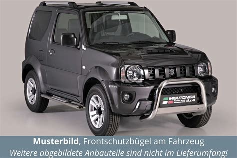 Frontbügel Edelstahl für Suzuki Jimny FJ Bj 2012 17 Ø63mm ABE